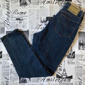 Jordache Women's dark wash vintage 80s high waist tapered slim legs size 10 28"